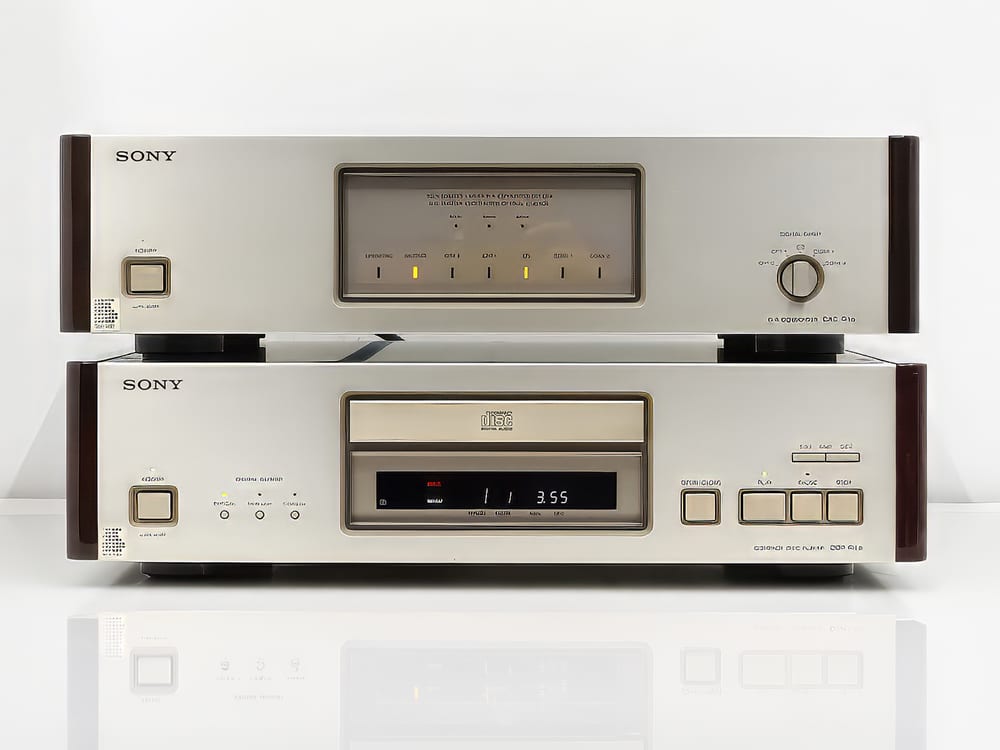 Sony CDP-R1a CD transport with DAS-R1a digital-to-analog converter