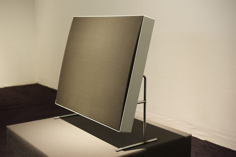 Braun LE1 electrostatic speaker designed by Dieter Rams, 1959