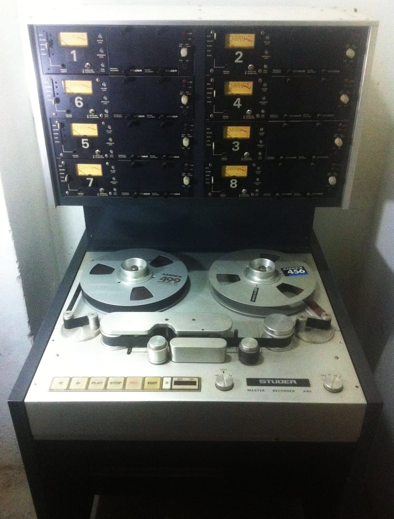 Studer A80 reel-to-reel tape recorder